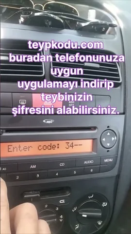 Fiat Linea Teyp Kodu Çözümü