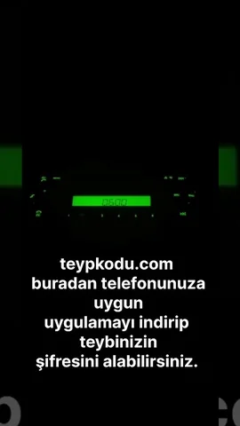 Mercedes Teyp Kodu Bulma