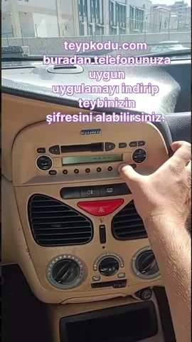 Fiat Albea Radyo Kodu