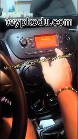 Fiat Fiorino Teyp Kodu